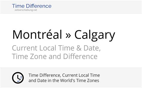 calgary time difference.